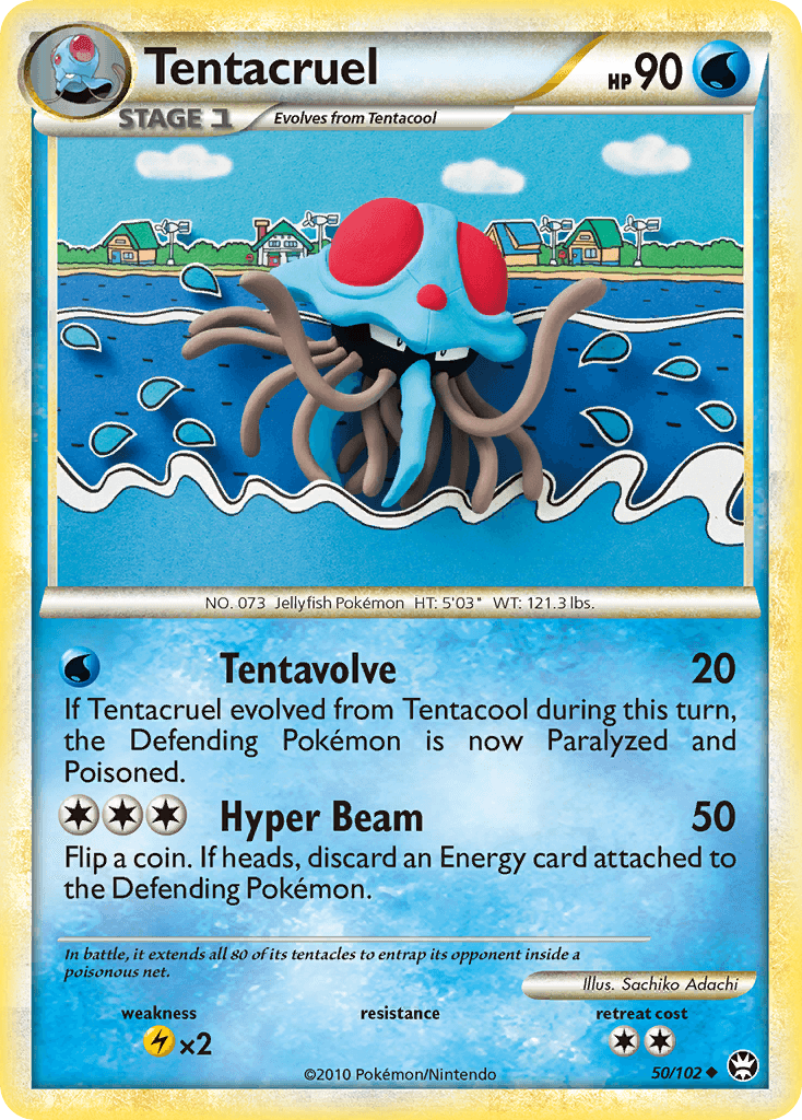 Tentacruel Pokémon card
