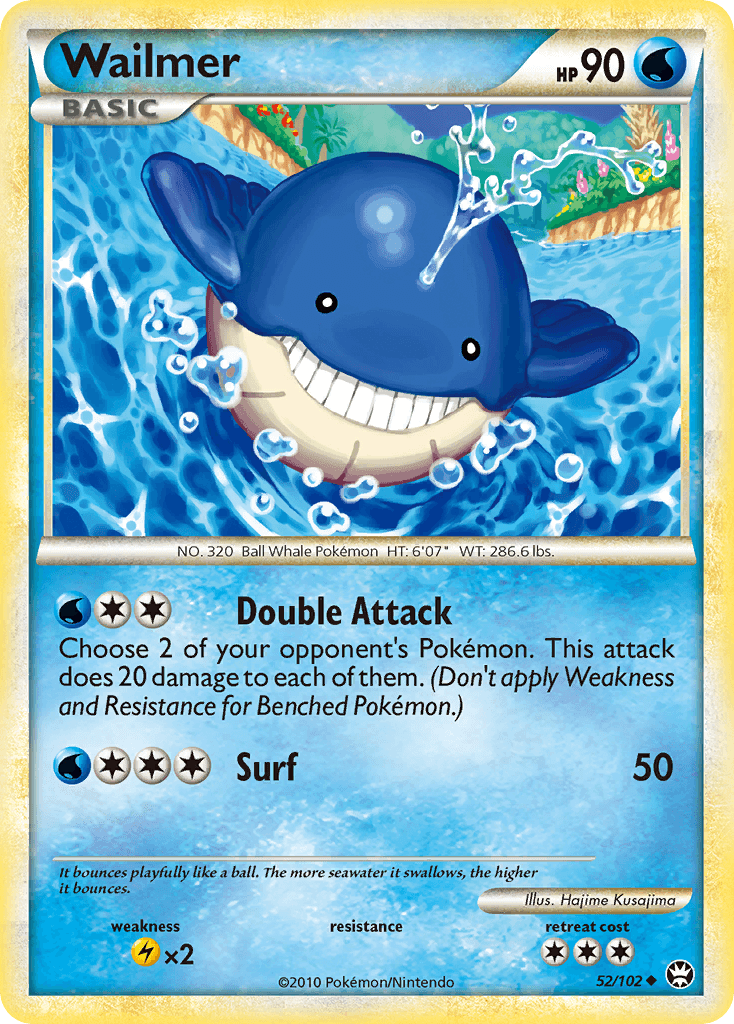 Wailmer Pokémon card
