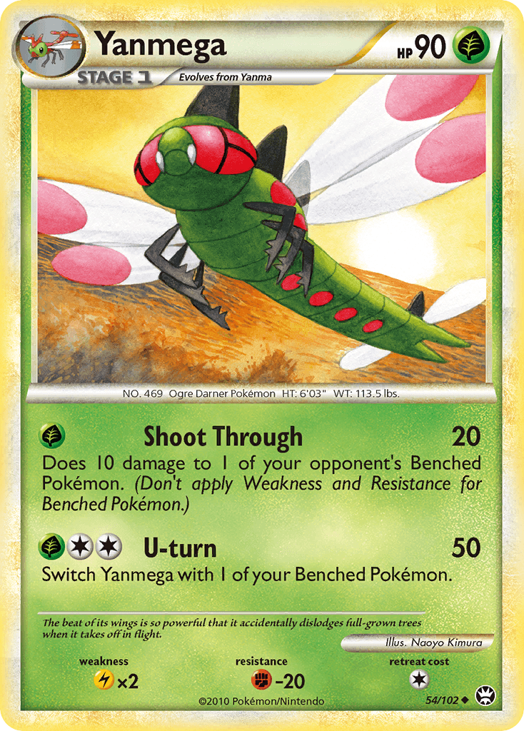 Yanmega Pokémon card