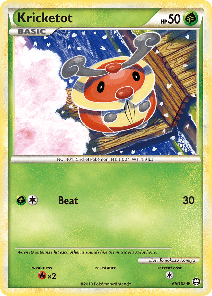 Kricketot Pokémon card