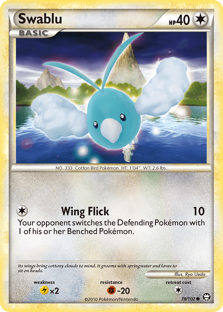 Swablu Pokémon card