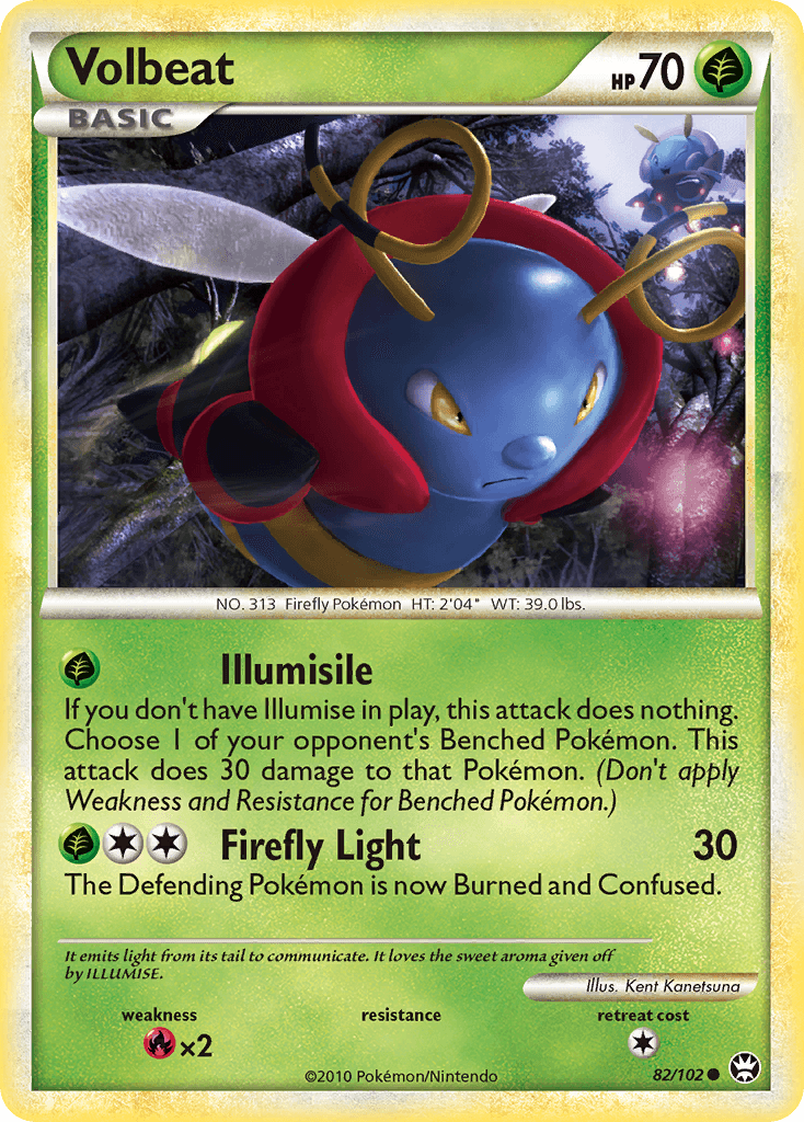 Volbeat Pokémon card
