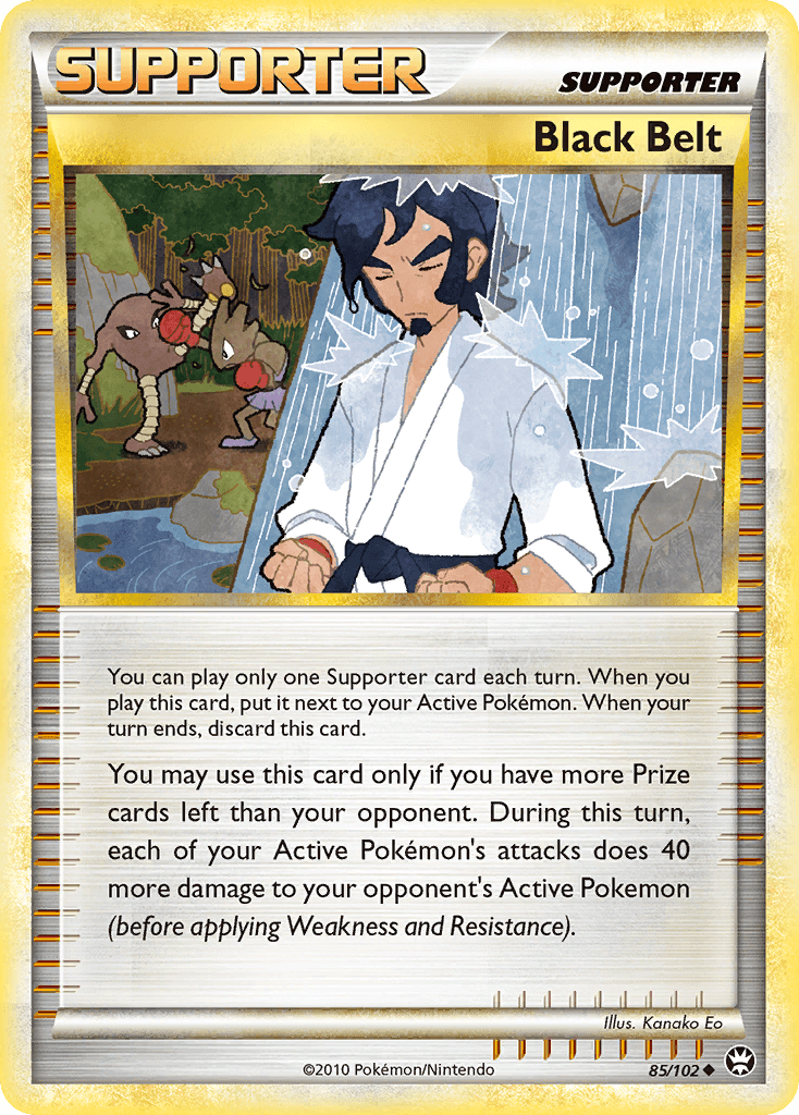 Black Belt Pokémon card