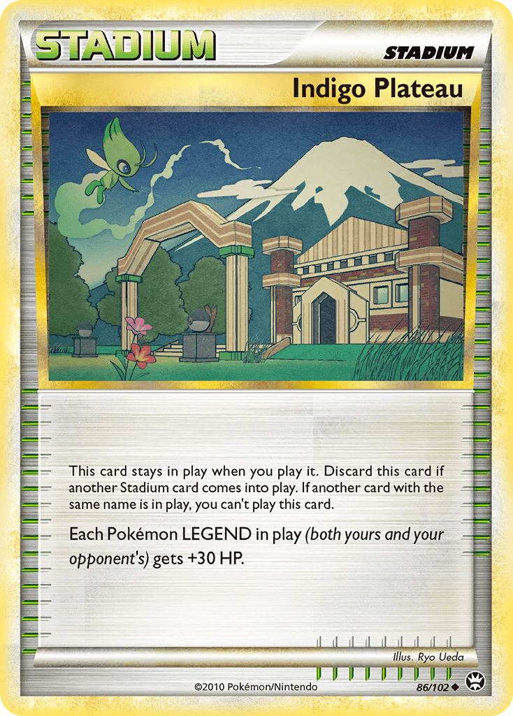 Indigo Plateau Pokémon card