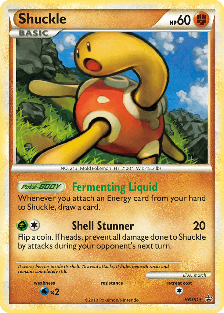 Shuckle Pokémon card