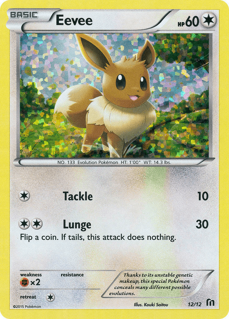 Eevee Pokémon card