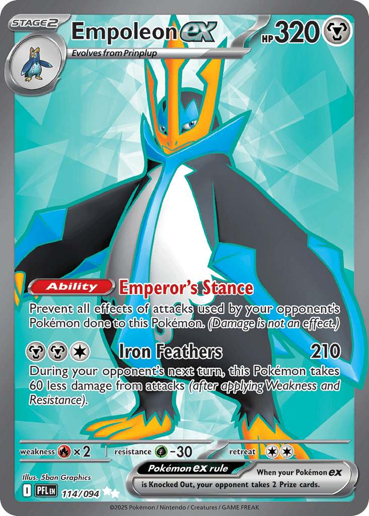 Empoleon ex — Metal type