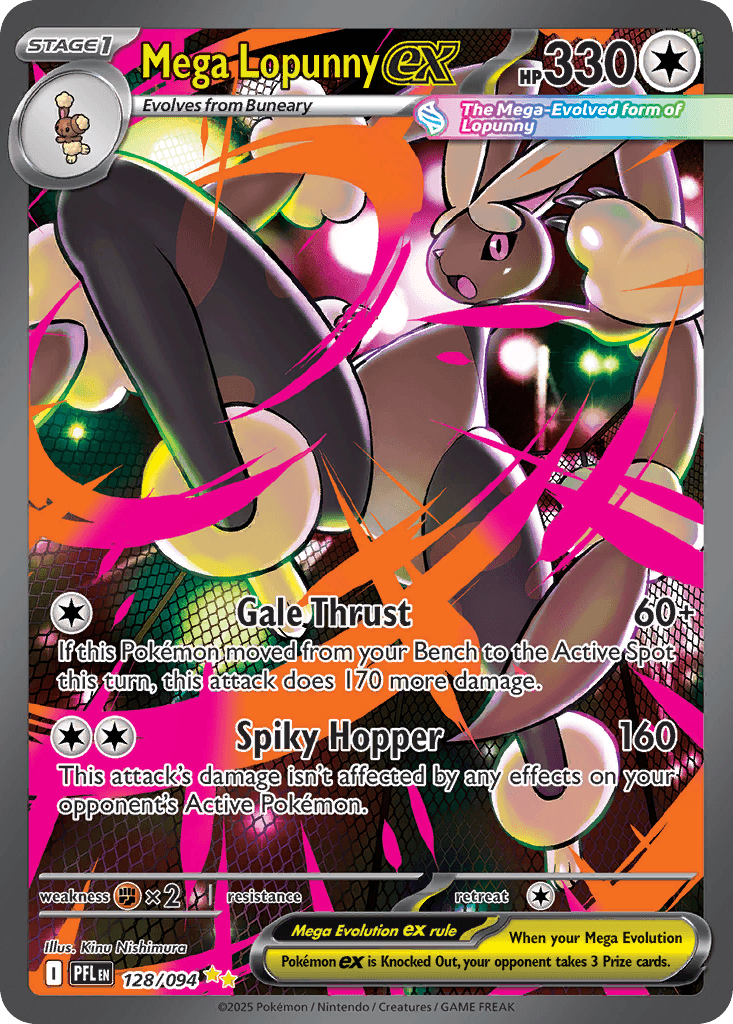 Mega Lopunny ex — Colorless type