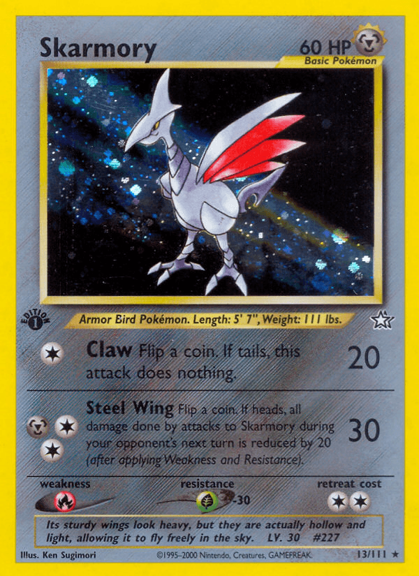 Skarmory Pokémon card