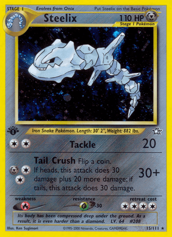 Steelix Pokémon card