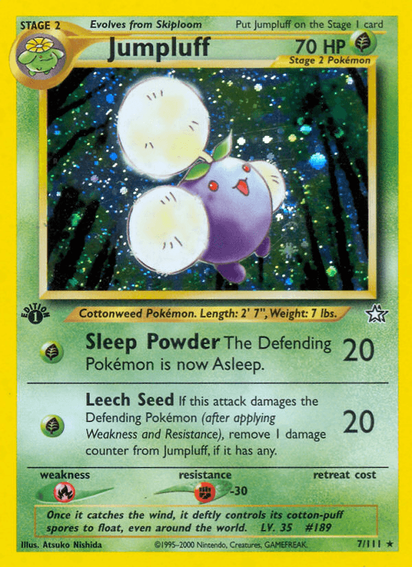 Jumpluff Pokémon card
