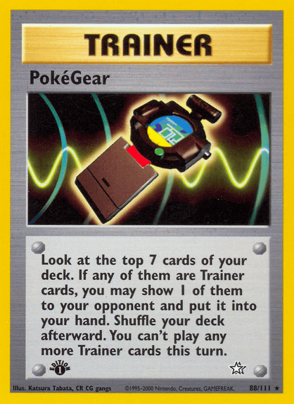 PokéGear Pokémon card