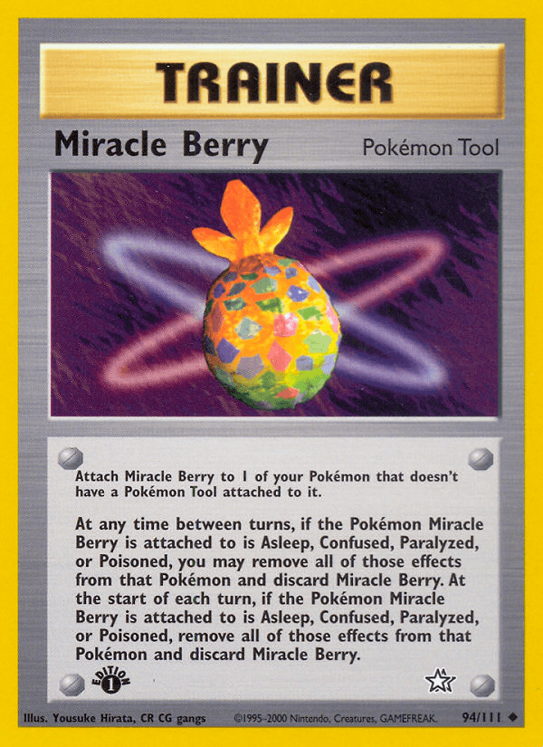 Miracle Berry Pokémon card