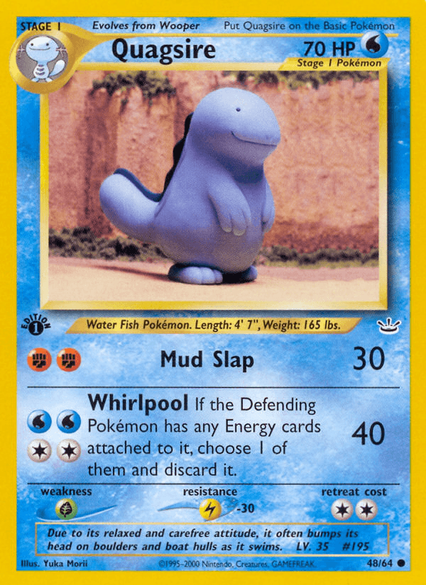 Quagsire Pokémon card