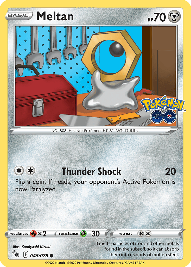 Meltan Pokémon card