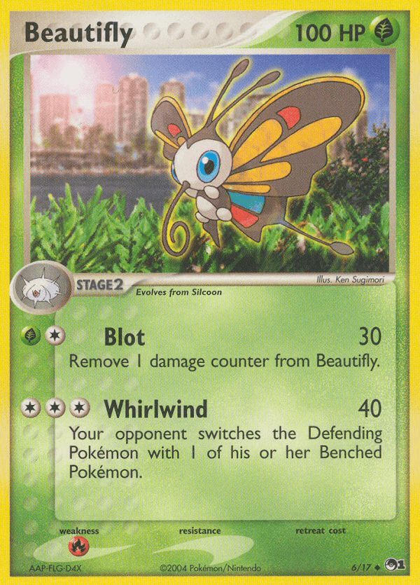 Beautifly Pokémon card