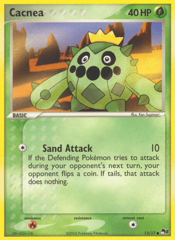 Cacnea Pokémon card