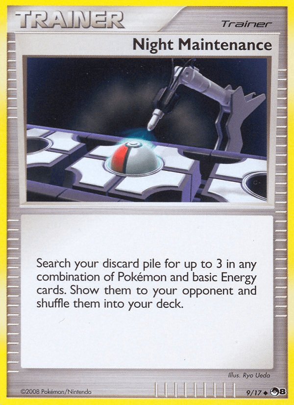 Night Maintenance Pokémon card