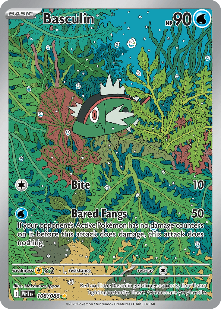 Basculin Pokémon card