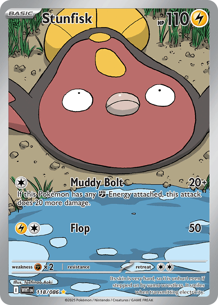 Stunfisk Pokémon card