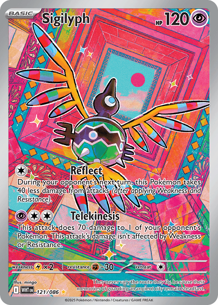 Sigilyph Pokémon card