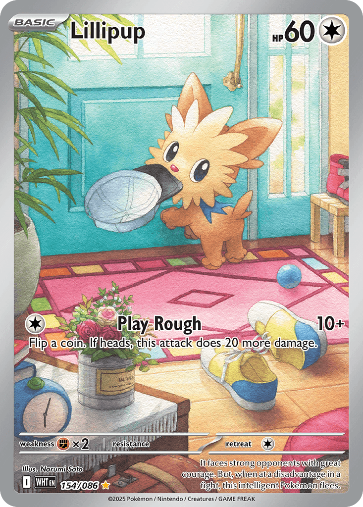 Lillipup Pokémon card