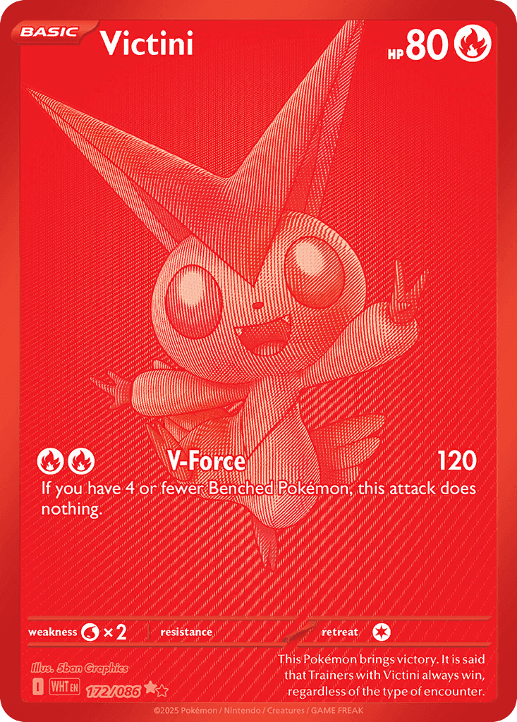 Victini Pokémon card