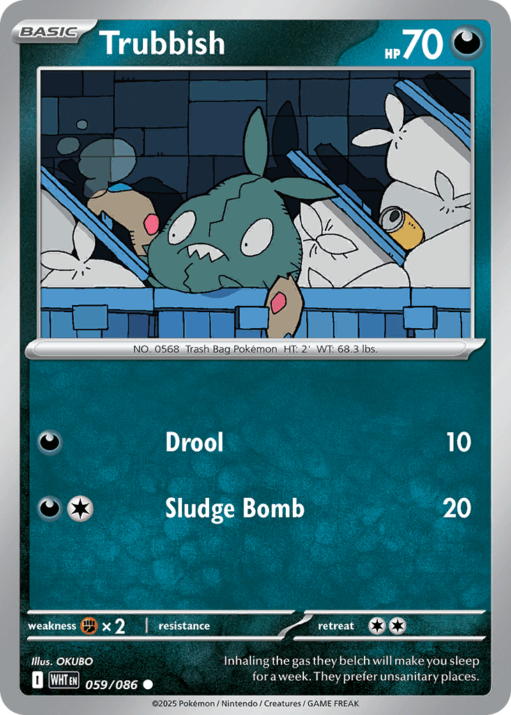 Trubbish Pokémon card