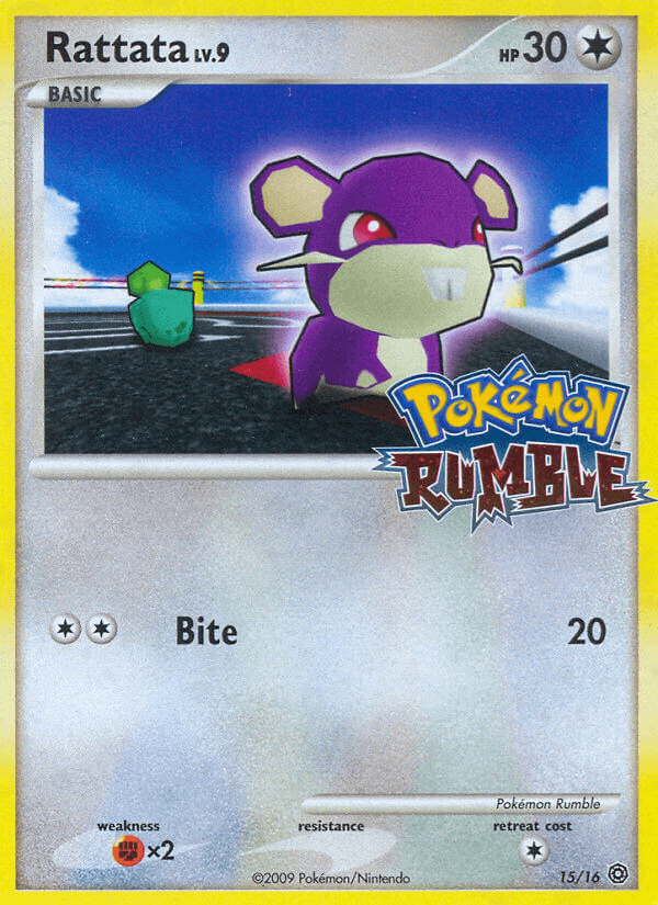 Rattata Pokémon card