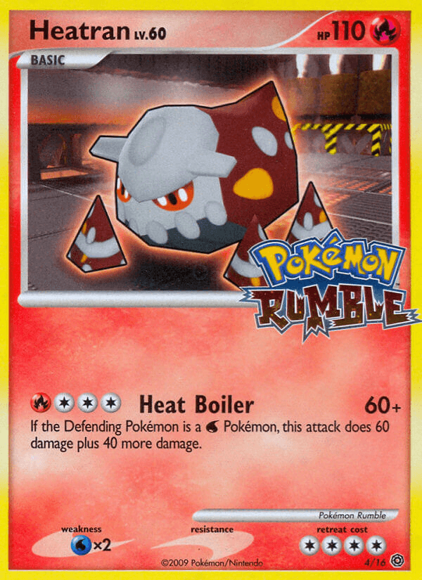 Heatran Pokémon card