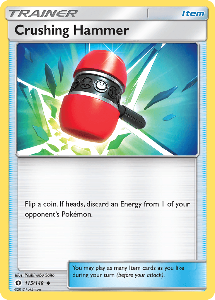 Crushing Hammer Pokémon card