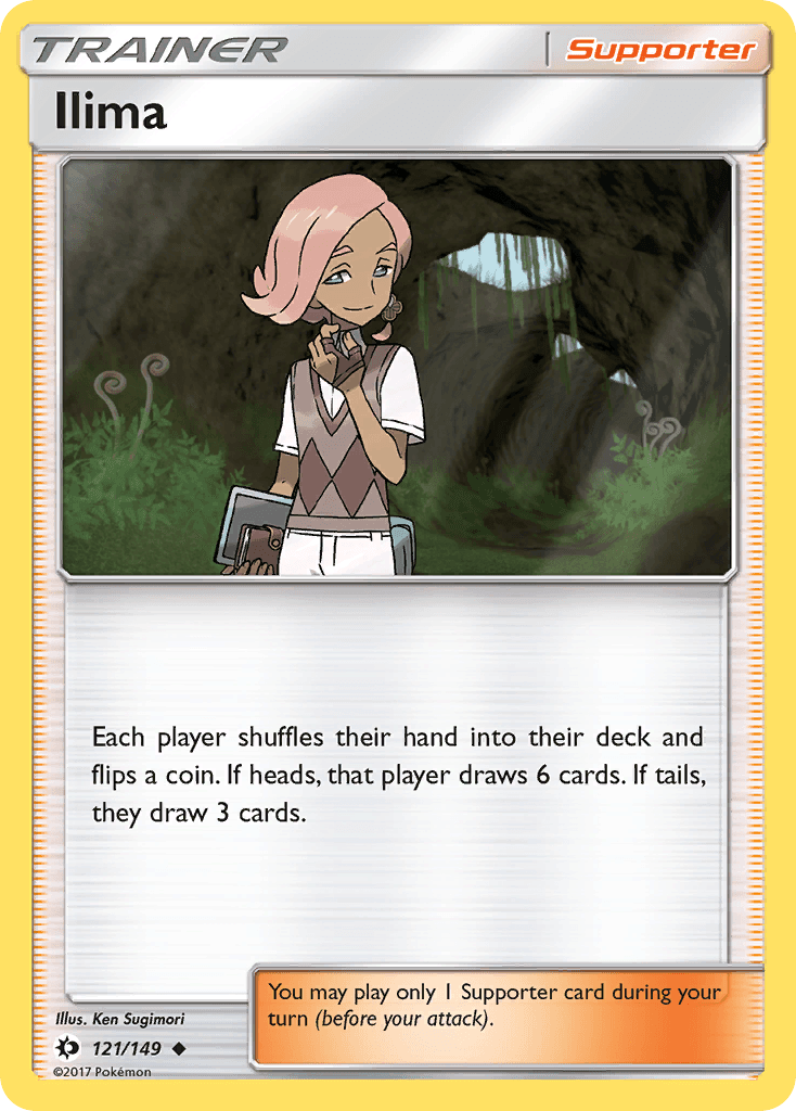 Ilima Pokémon card