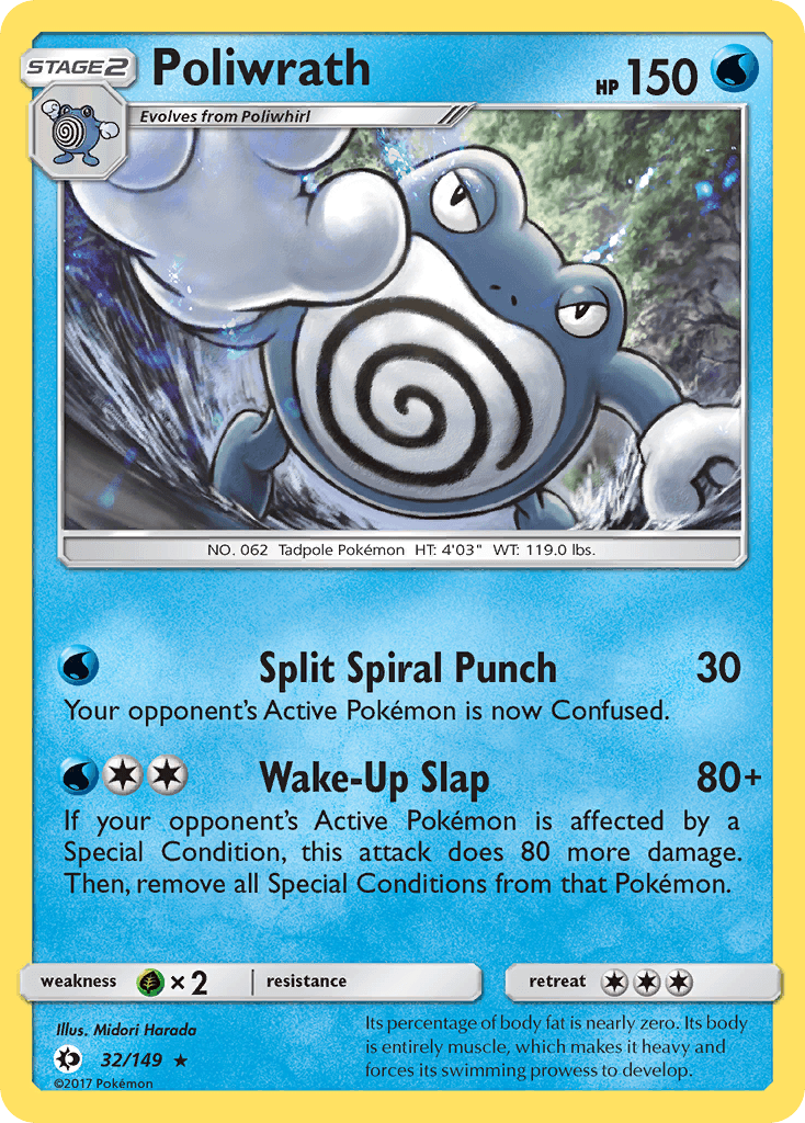 Poliwrath Pokémon card