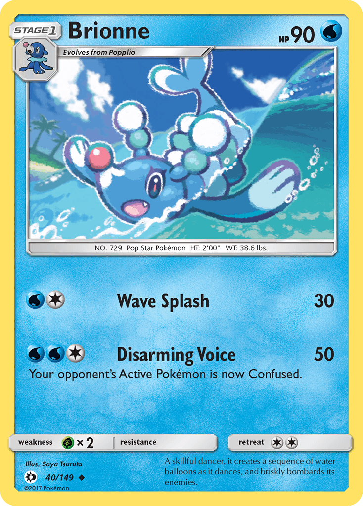 Brionne Pokémon card