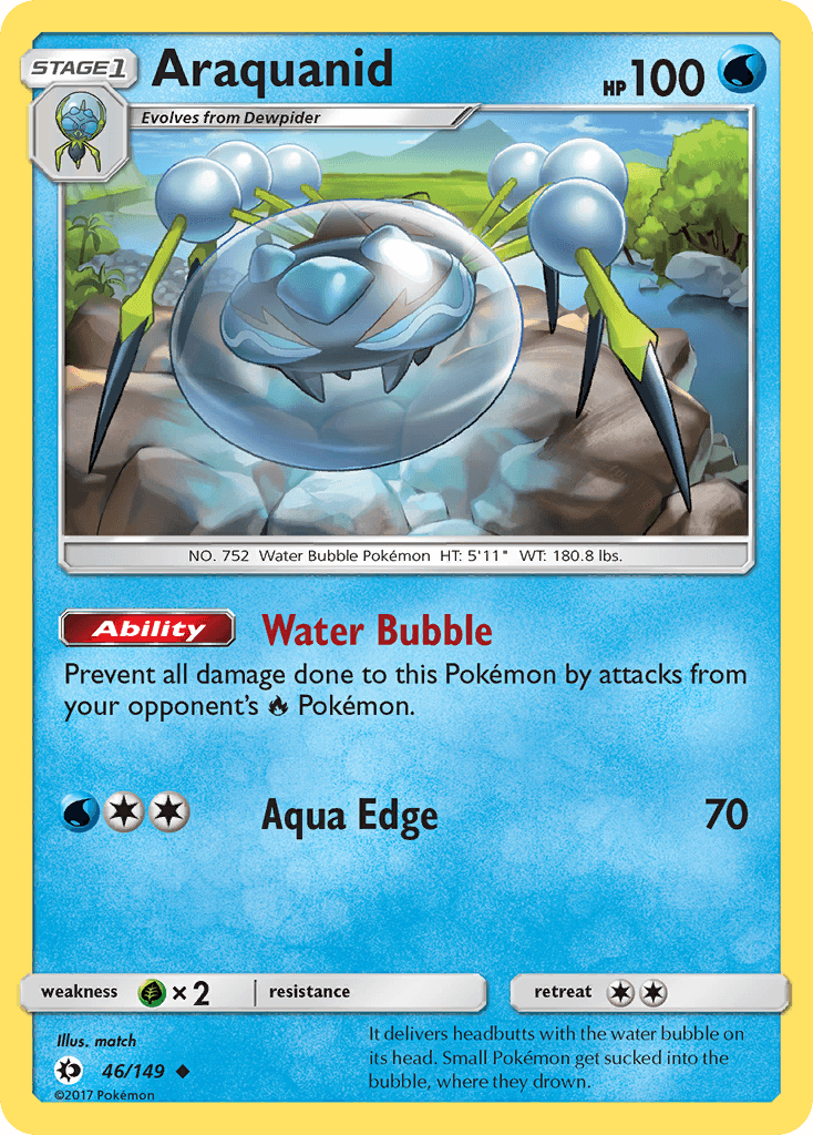 Araquanid Pokémon card