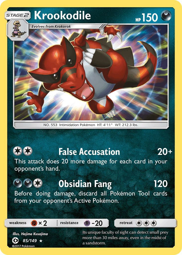 Krookodile Pokémon card