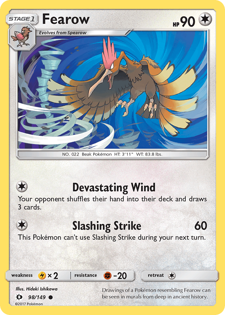 Fearow Pokémon card