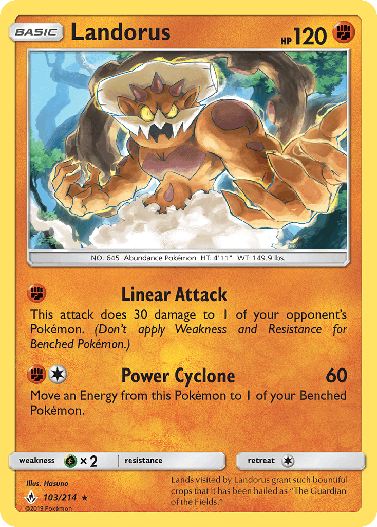 Landorus Pokémon card