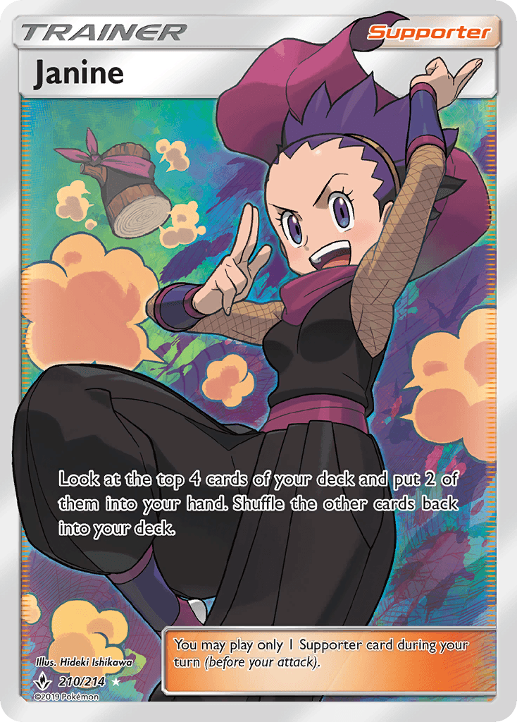 Janine Pokémon card