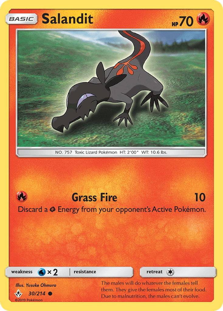 Salandit Pokémon card