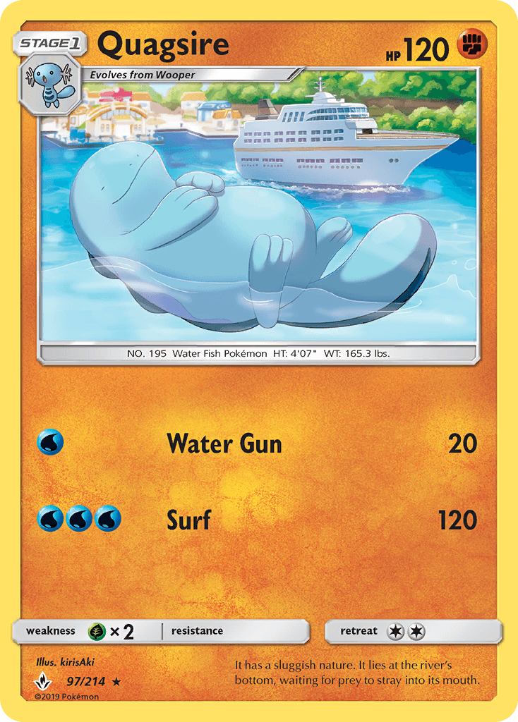 Quagsire Pokémon card