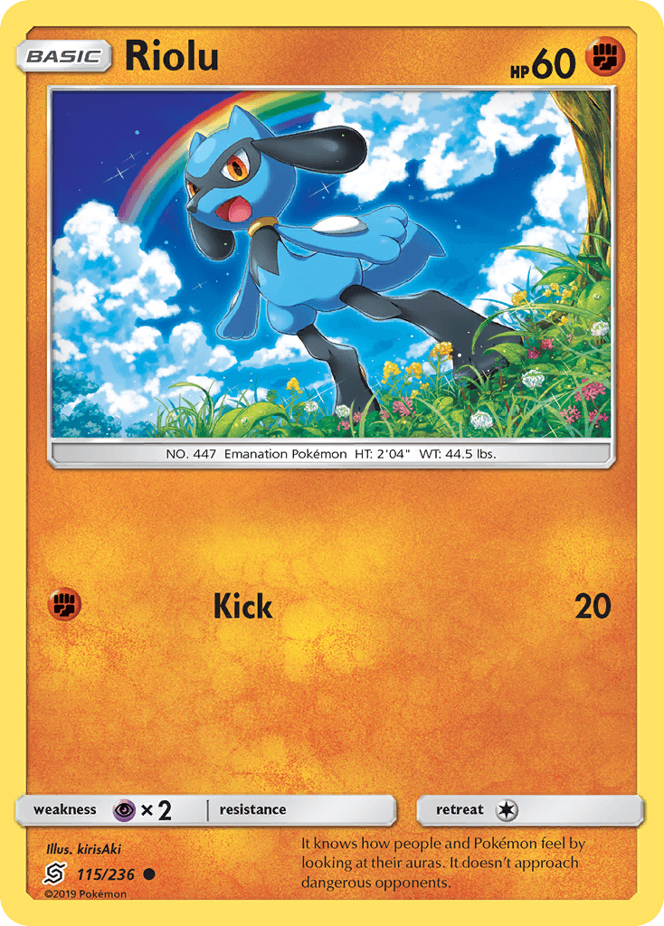 Riolu Pokémon card