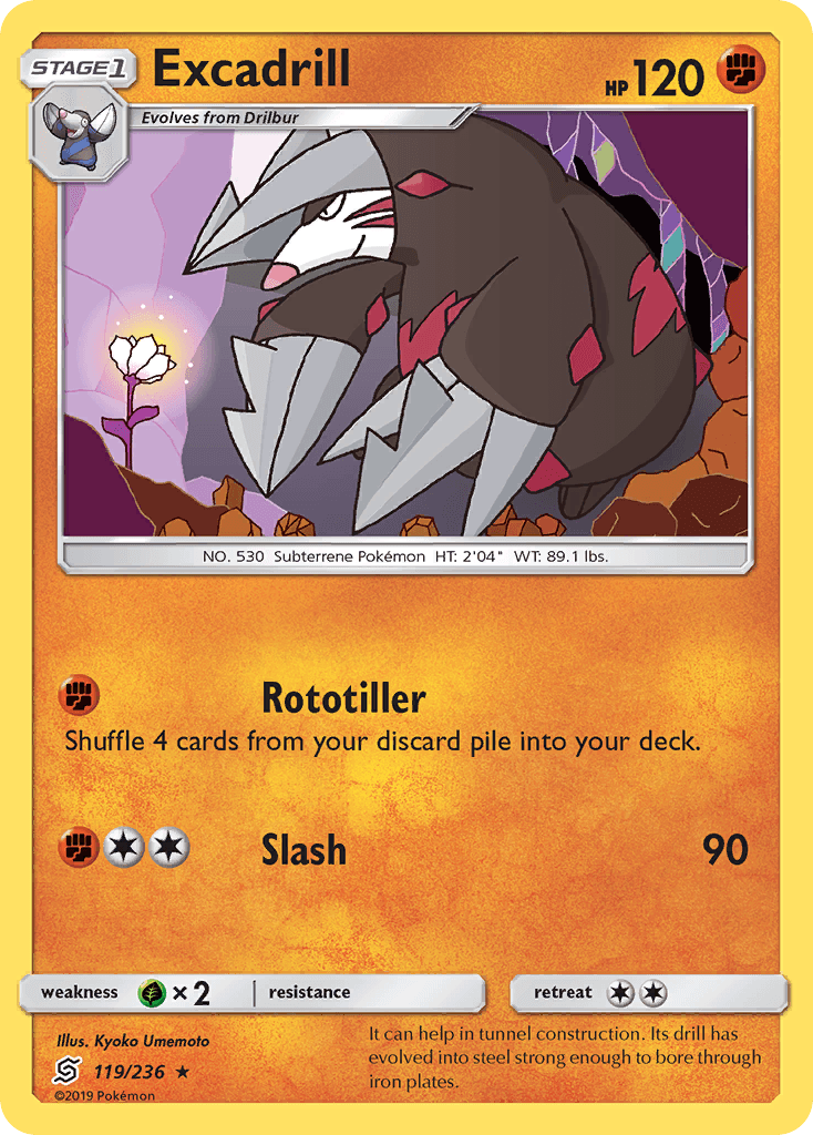 Excadrill Pokémon card
