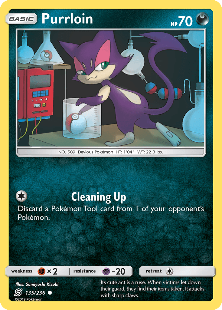 Purrloin Pokémon card
