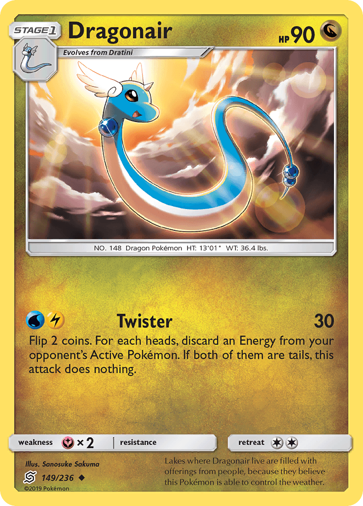Dragonair Pokémon card
