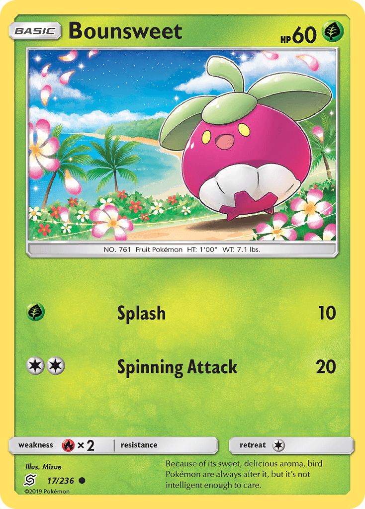 Bounsweet Pokémon card