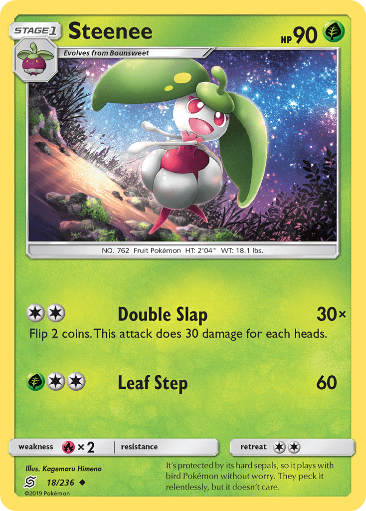 Steenee Pokémon card