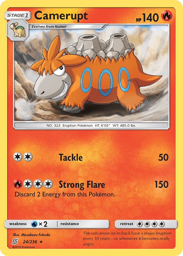 Camerupt Pokémon card