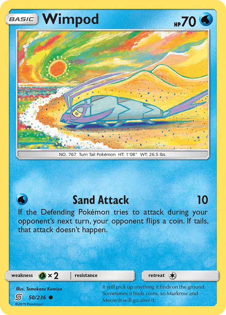 Wimpod Pokémon card