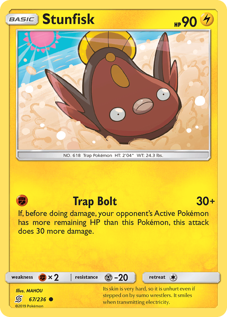 Stunfisk Pokémon card